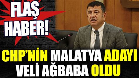 CHP’nin Malatya adayı ‘Veli Ağbaba olacak’ iddiası